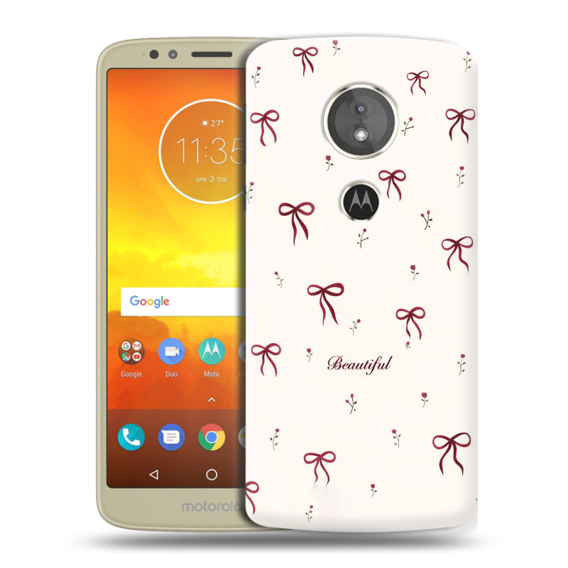 Силиконовый чехол на Motorola Moto E5 с принтом для девочек Силиконовый чехол на Motorola Moto E5 с принтом для девочек