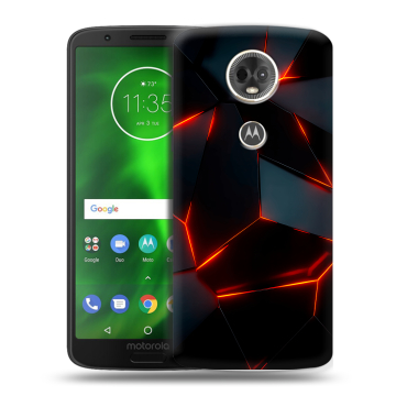 Силиконовый чехол на Motorola Moto E5 Plus с принтом Яркие абстракции Силиконовый чехол на Motorola Moto E5 Plus с принтом Яркие абстракции