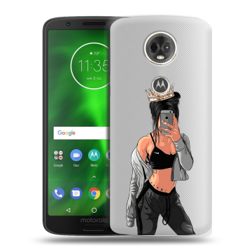 Силиконовый чехол на Motorola Moto E5 Plus с принтом Женские принты Силиконовый чехол на Motorola Moto E5 Plus с принтом Женские принты