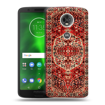 Силиконовый чехол на Motorola Moto E5 Plus с принтом Ковер