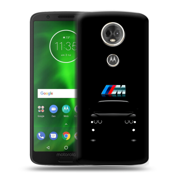 Силиконовый чехол на Motorola Moto E5 Plus с принтом БМВ BMW Силиконовый чехол на Motorola Moto E5 Plus с принтом БМВ BMW