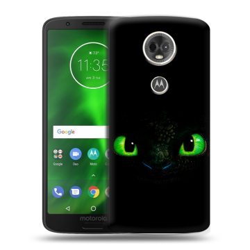 Силиконовый чехол на Motorola Moto E5 Plus с принтом Как приручить дракона
