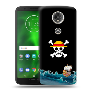 Силиконовый чехол на Motorola Moto E5 Plus с принтом One Piece Ван Пис