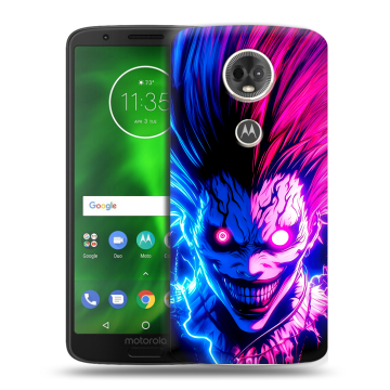 Силиконовый чехол на Motorola Moto E5 Plus с принтом Death note Тетрадь смерти