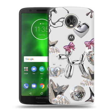 Силиконовый чехол на Motorola Moto E5 Plus с принтом Y2K