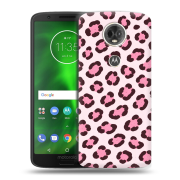 Силиконовый чехол на Motorola Moto E5 Plus с принтом для девочек