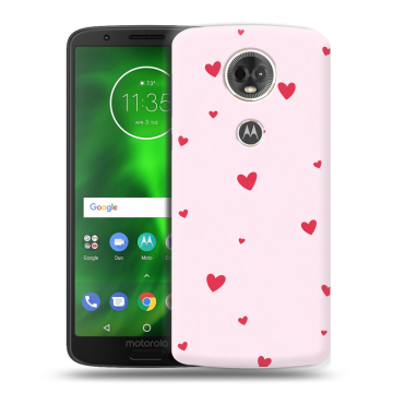 Силиконовый чехол на Motorola Moto E5 Plus с принтом для девочек