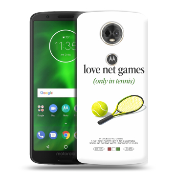 Силиконовый чехол на Motorola Moto E5 Plus с принтом для девочек