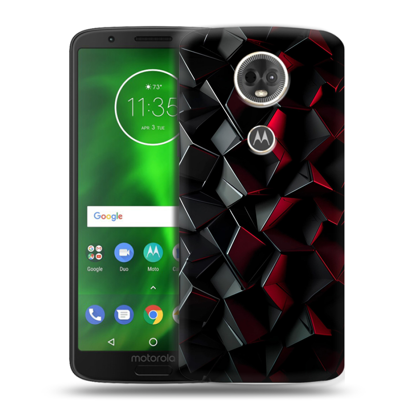 Силиконовый чехол на Motorola Moto E5 Plus с принтом Абстракция Силиконовый чехол на Motorola Moto E5 Plus с принтом Абстракция