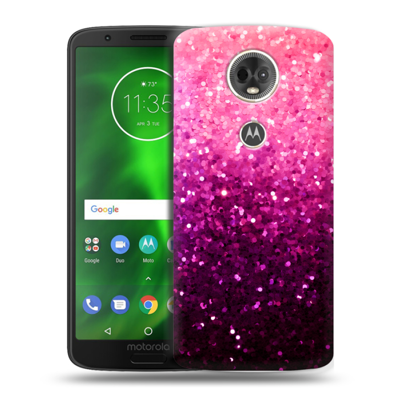 Силиконовый чехол на Motorola Moto E5 Plus с принтом Блестки Силиконовый чехол на Motorola Moto E5 Plus с принтом Блестки
