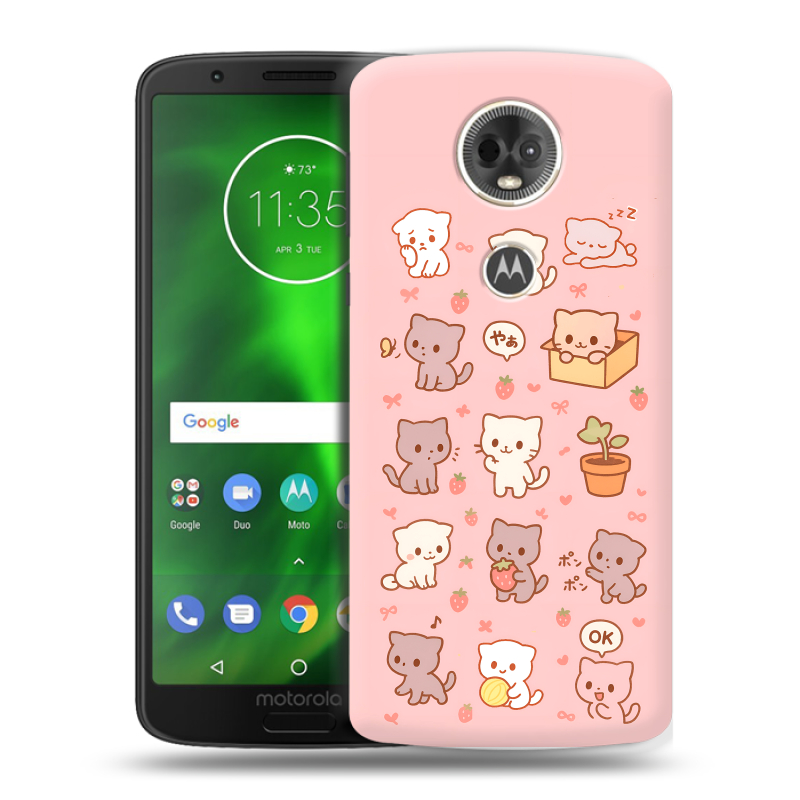 Силиконовый чехол на Motorola Moto E5 Plus с принтом Hello Kitty Хелоу Кити Силиконовый чехол на Motorola Moto E5 Plus с принтом Hello Kitty Хелоу Кити