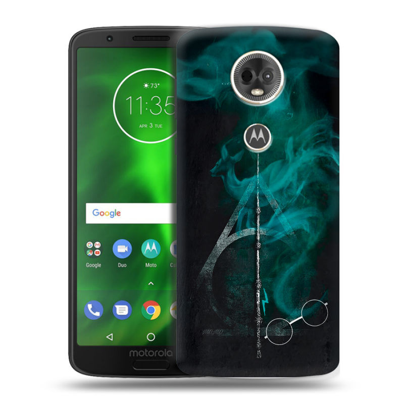 Силиконовый чехол на Motorola Moto E5 Plus с принтом Гарри Поттер Harry Potter Силиконовый чехол на Motorola Moto E5 Plus с принтом Гарри Поттер Harry Potter