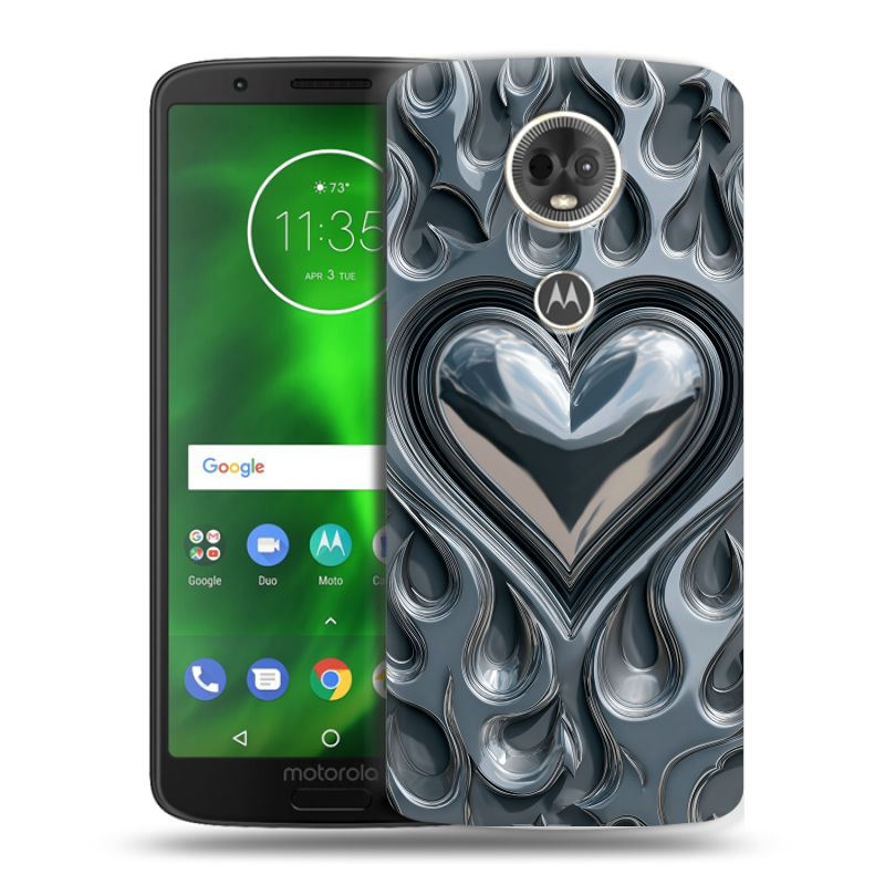 Силиконовый чехол на Motorola Moto E5 Plus с принтом Y2K Силиконовый чехол на Motorola Moto E5 Plus с принтом Y2K