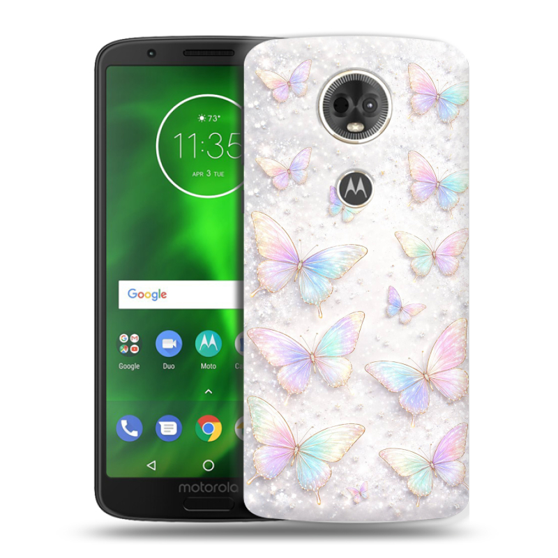 Силиконовый чехол на Motorola Moto E5 Plus с принтом женский Силиконовый чехол на Motorola Moto E5 Plus с принтом женский