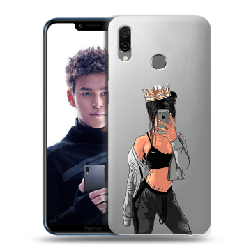 Силиконовый чехол на Huawei Honor Play с принтом Женские принты Силиконовый чехол на Huawei Honor Play с принтом Женские принты