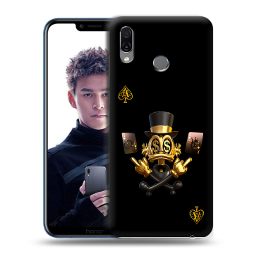 Силиконовый чехол на Huawei Honor Play с принтом Золотой скрудж макдак