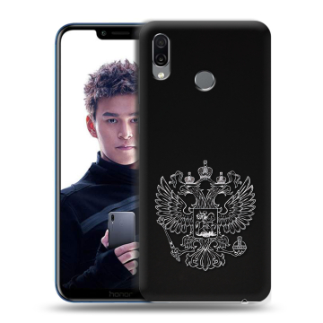 Силиконовый чехол на Huawei Honor Play с принтом Герб России
