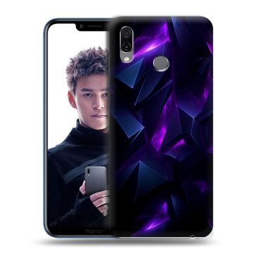 Силиконовый чехол на Huawei Honor Play с принтом Абстракиция