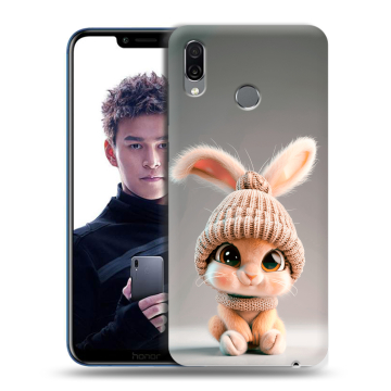 Силиконовый чехол на Huawei Honor Play с принтом Кролик Силиконовый чехол на Huawei Honor Play с принтом Кролик