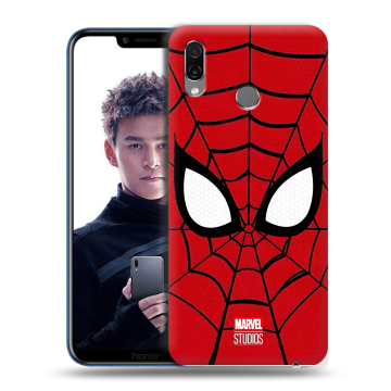 Силиконовый чехол на Huawei Honor Play с принтом человек паук spiderman Силиконовый чехол на Huawei Honor Play с принтом человек паук spiderman