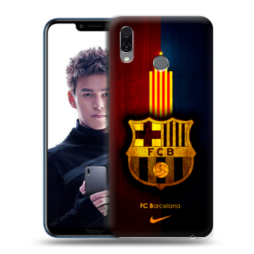 Силиконовый чехол на Huawei Honor Play с принтом Барселона Barcelona
