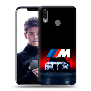 Силиконовый чехол на Huawei Honor Play с принтом БМВ BMW Силиконовый чехол на Huawei Honor Play с принтом БМВ BMW