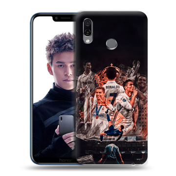 Силиконовый чехол на Huawei Honor Play с принтом Реал Роналдо Real Ronaldo