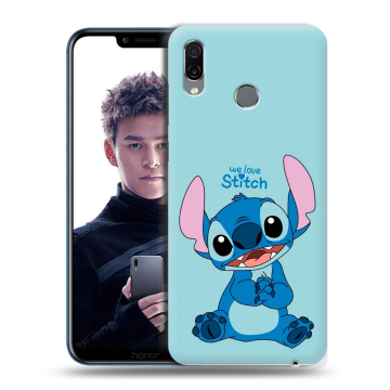 Силиконовый чехол на Huawei Honor Play с принтом Лило и Стич