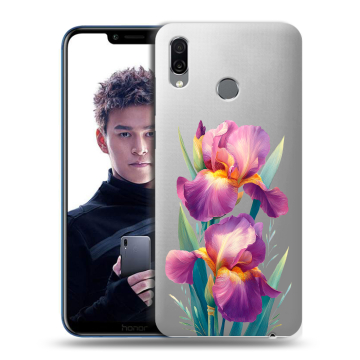 Силиконовый чехол на Huawei Honor Play с принтом Цветы орхидеи Силиконовый чехол на Huawei Honor Play с принтом Цветы орхидеи