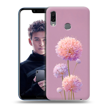 Силиконовый чехол на Huawei Honor Play с принтом Цветы Силиконовый чехол на Huawei Honor Play с принтом Цветы