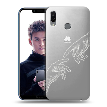 Силиконовый чехол на Huawei Honor Play с принтом Сотворение мира Силиконовый чехол на Huawei Honor Play с принтом Сотворение мира
