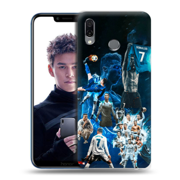 Силиконовый чехол на Huawei Honor Play с принтом Реал Роналдо Силиконовый чехол на Huawei Honor Play с принтом Реал Роналдо