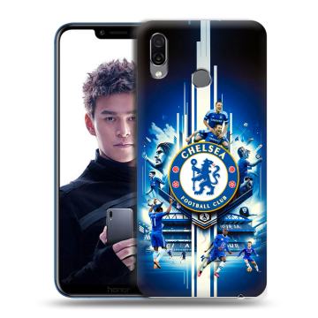 Силиконовый чехол на Huawei Honor Play с принтом Chelsea Челси Силиконовый чехол на Huawei Honor Play с принтом Chelsea Челси