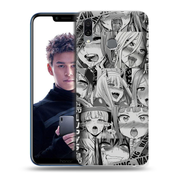 Силиконовый чехол на Huawei Honor Play с принтом Ahegao Ахегао Аниме Силиконовый чехол на Huawei Honor Play с принтом Ahegao Ахегао Аниме