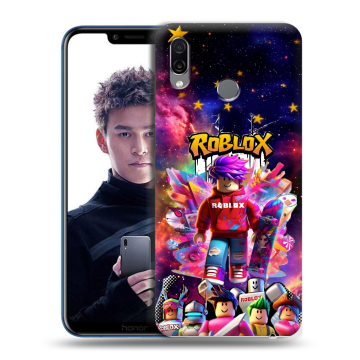 Силиконовый чехол на Huawei Honor Play с принтом Roblox Роблокс Силиконовый чехол на Huawei Honor Play с принтом Roblox Роблокс