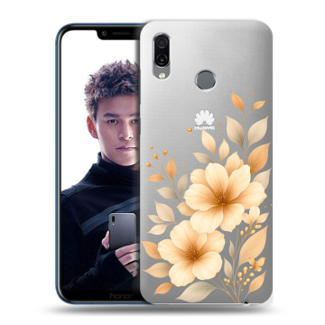 Силиконовый чехол на Huawei Honor Play с принтом для девушки Силиконовый чехол на Huawei Honor Play с принтом для девушки