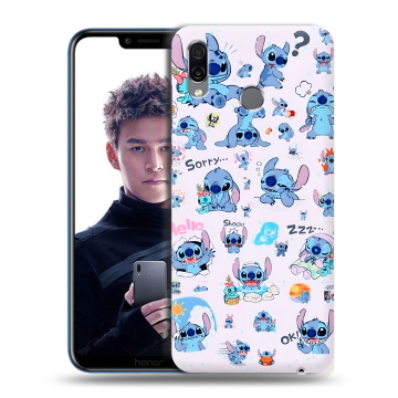 Силиконовый чехол на Huawei Honor Play с принтом Лило и Стич