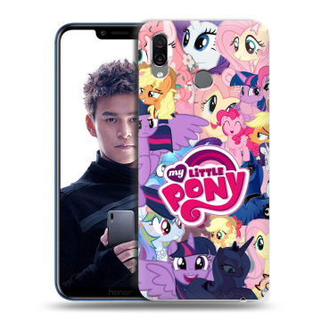 Силиконовый чехол на Huawei Honor Play с принтом My little pony Дружба чудо Силиконовый чехол на Huawei Honor Play с принтом My little pony Дружба чудо