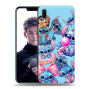 Силиконовый чехол на Huawei Honor Play с принтом Лило и Стич