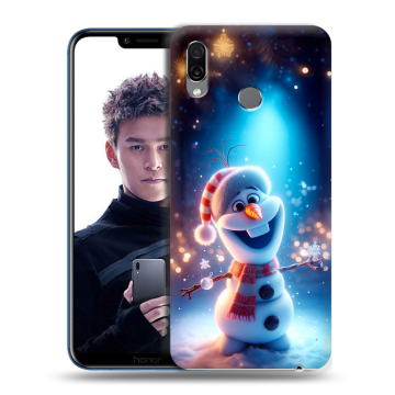 Силиконовый чехол на Huawei Honor Play с принтом Новый год Силиконовый чехол на Huawei Honor Play с принтом Новый год