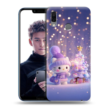 Силиконовый чехол на Huawei Honor Play с принтом Новый год