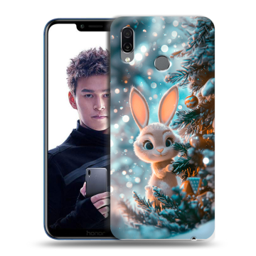 Силиконовый чехол на Huawei Honor Play с принтом Новый год