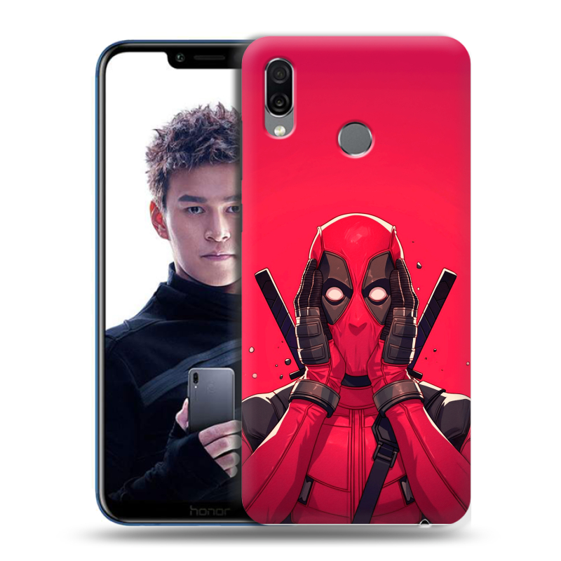 Силиконовый чехол на Huawei Honor Play с принтом Дедпул Deadpool Силиконовый чехол на Huawei Honor Play с принтом Дедпул Deadpool