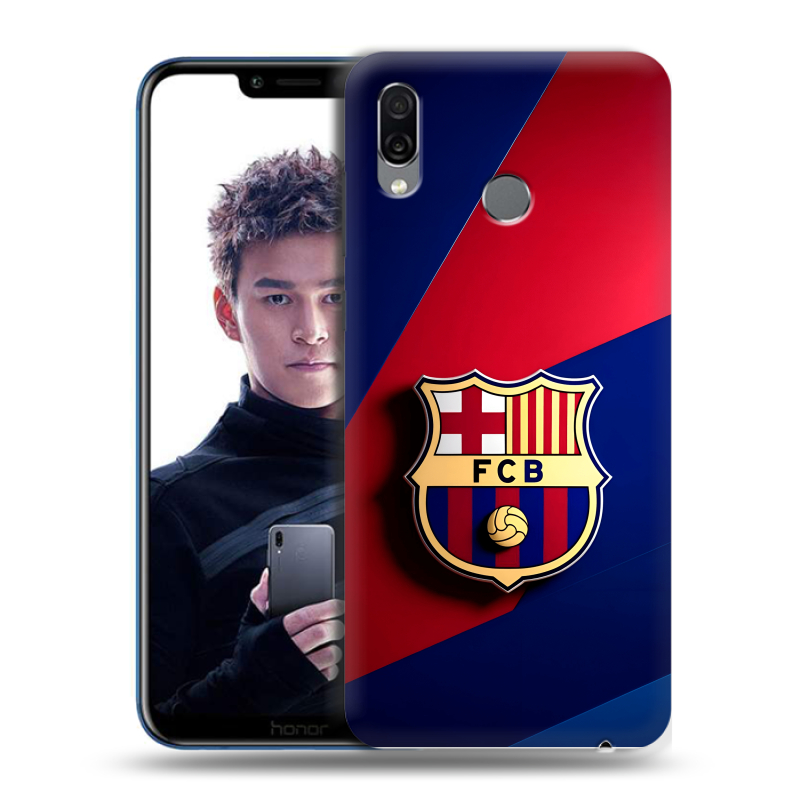 Силиконовый чехол на Huawei Honor Play с принтом Барселона Barcelona Силиконовый чехол на Huawei Honor Play с принтом Барселона Barcelona