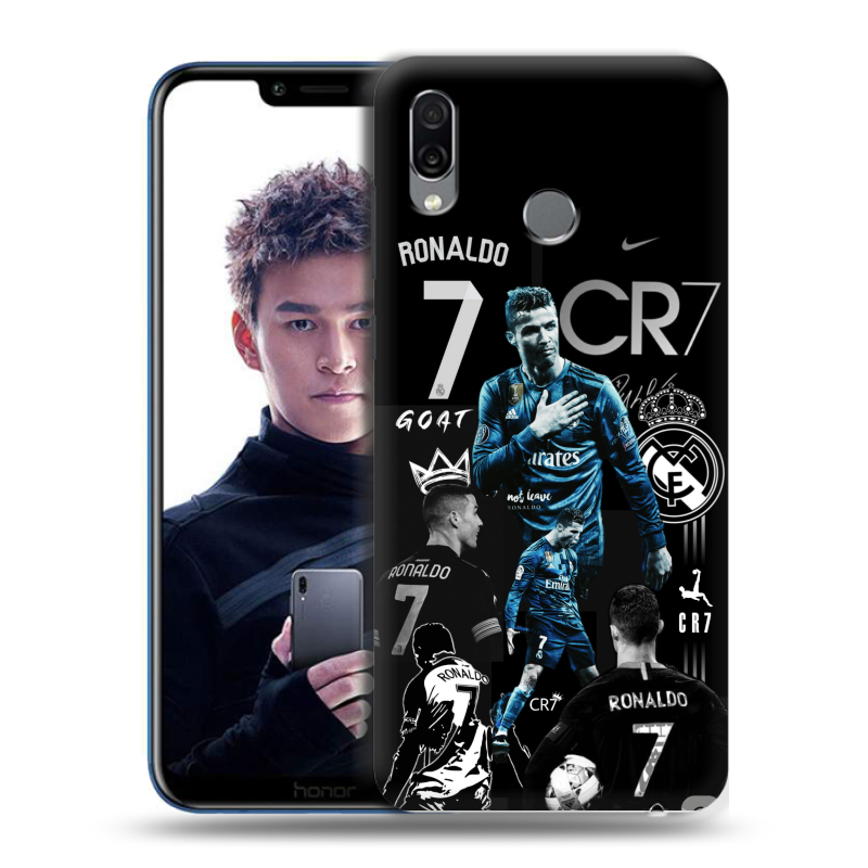 Силиконовый чехол на Huawei Honor Play с принтом Реал Роналдо Силиконовый чехол на Huawei Honor Play с принтом Реал Роналдо