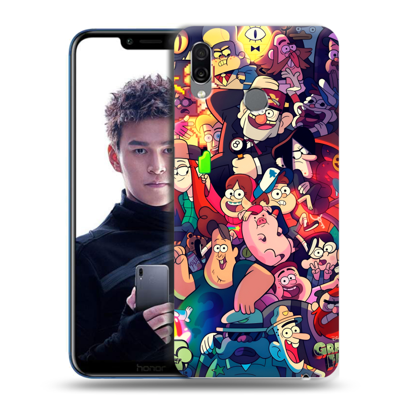 Силиконовый чехол на Huawei Honor Play с принтом Gravity Falls Гравити Фолз Силиконовый чехол на Huawei Honor Play с принтом Gravity Falls Гравити Фолз