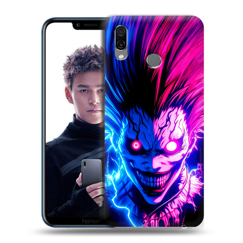 Силиконовый чехол на Huawei Honor Play с принтом Death note Тетрадь смерти Силиконовый чехол на Huawei Honor Play с принтом Death note Тетрадь смерти