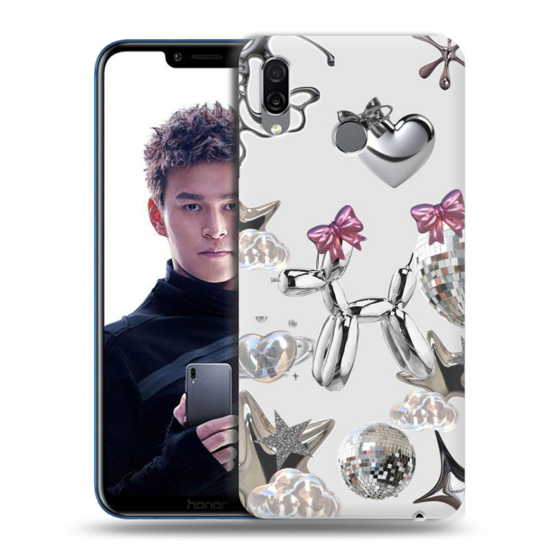 Силиконовый чехол на Huawei Honor Play с принтом Y2K Силиконовый чехол на Huawei Honor Play с принтом Y2K