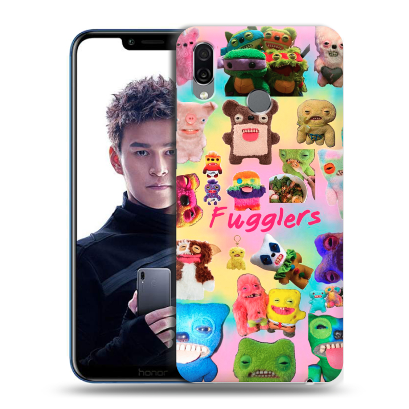 Силиконовый чехол на Huawei Honor Play с принтом Флагер Fuggler Силиконовый чехол на Huawei Honor Play с принтом Флагер Fuggler