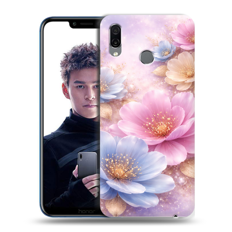 Силиконовый чехол на Huawei Honor Play с принтом женский Силиконовый чехол на Huawei Honor Play с принтом женский